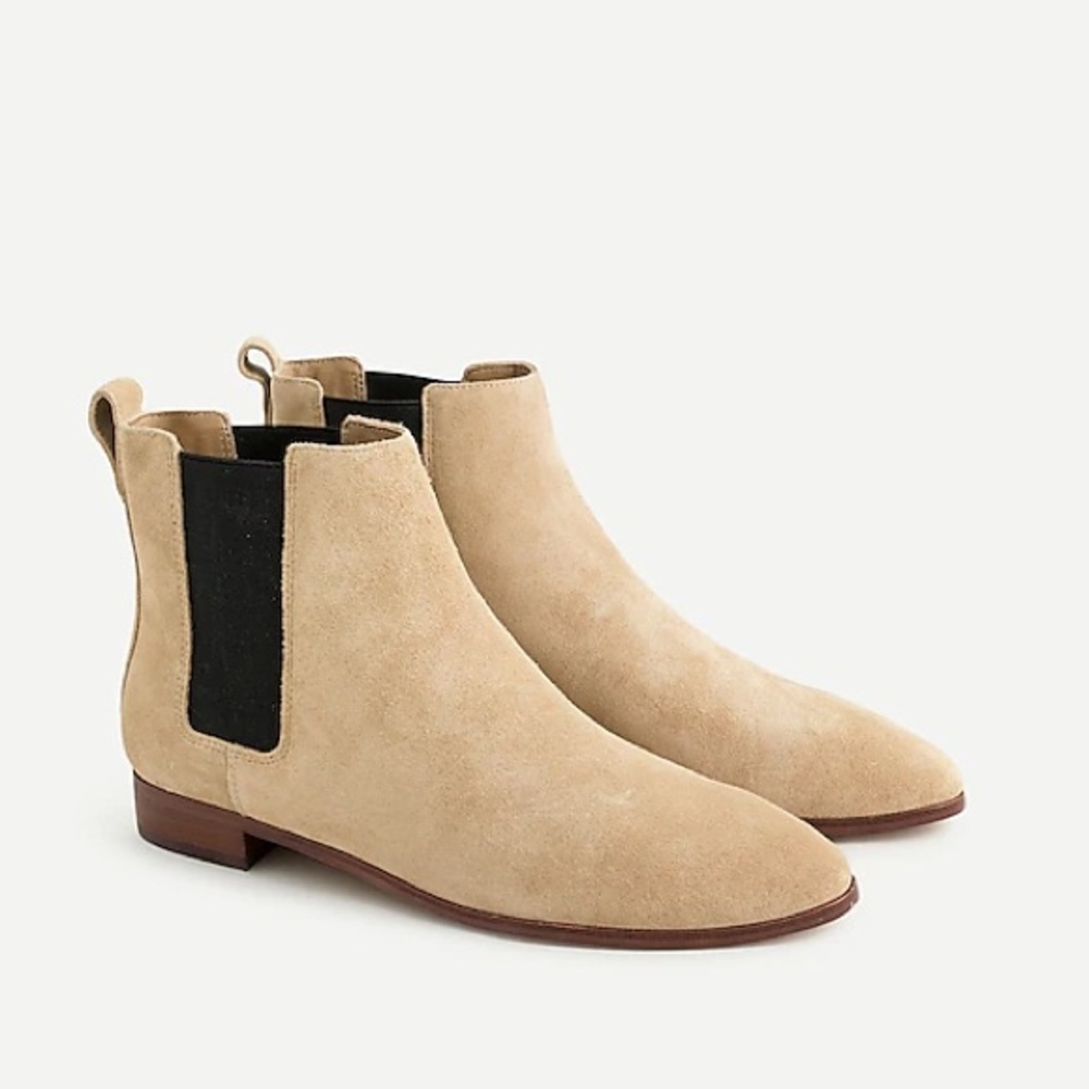 J. Crew Pull-on Chelsea boots in suede